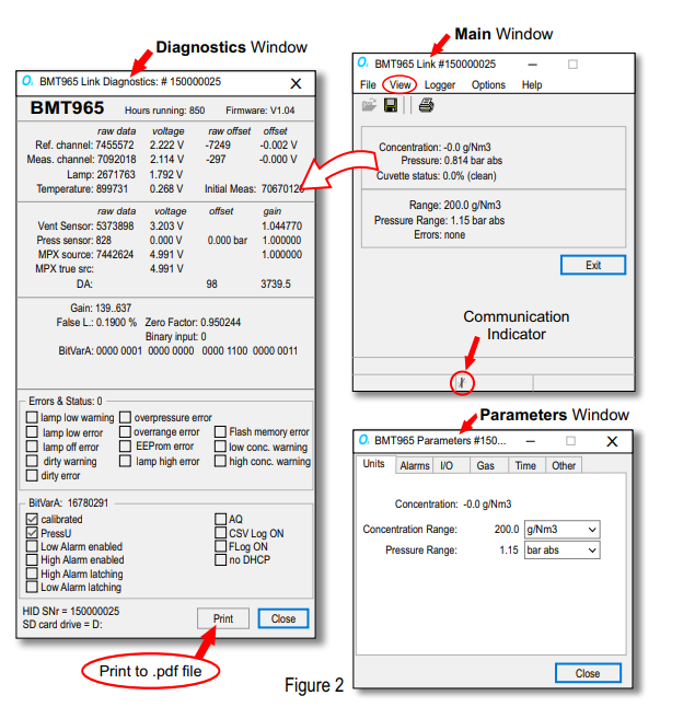 BMT 965檢測(cè)儀 LINK Software 連接電腦軟件設(shè)置(圖1)